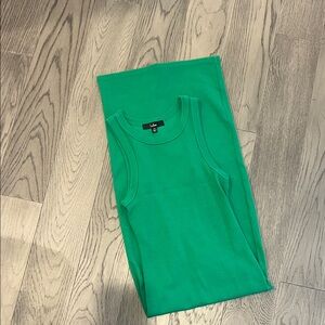 Women’s size xs Lulu Green Tank bodycon midi dress